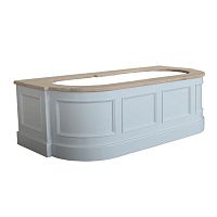 Oval bathtub surround HOLT12D-shapewooden