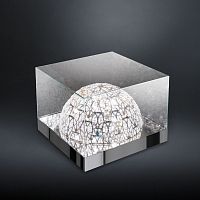 Floor lamp ROMAsteelglassoriginal design
