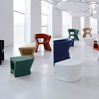 Contemporary stool PAL polyethylenepolyethylene baseLED-illuminated
