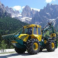 Forestry skidder HSM 805with grab
