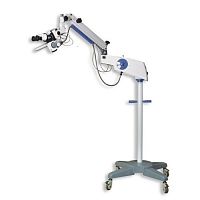 ENT examination microscope on casters