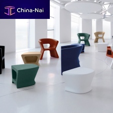 Contemporary stool PAL polyethylenepolyethylene baseLED-illuminated