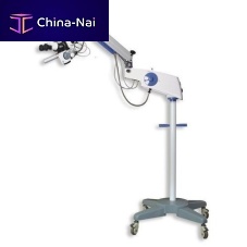 ENT examination microscope on casters