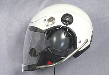 Ultralight trike helmet ALPHAJETfor gyrocoptersopen facewith face shield
