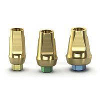 Titanium implant abutment 3inOne tapered internalstraight