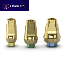 Titanium implant abutment 3inOne tapered internalstraight