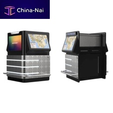 Reception interactive kiosk for airport