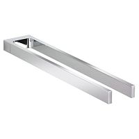 2-bar towel rack 11118 wall-mountedmetalfor hotel