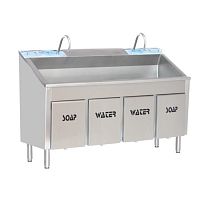1-station surgical sink stainless steelknee-operated