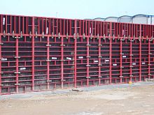 Circular formwork climbingframemodular