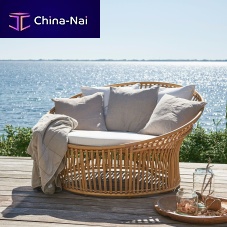 Contemporary daybed Olympia nestfabricrattanaluminum