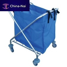 Cleaning trolley 3009steelfor linenwith swivel casters