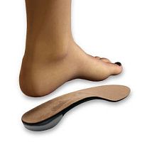 Orthopedic insole with plantar pad adultfor flat feet