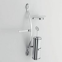 Metal toilet brush OSIRIDEwall-mounted