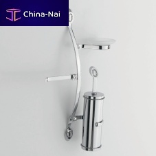 Metal toilet brush OSIRIDEwall-mounted
