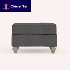 Traditional footrest MYRSINIfabric