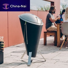 Charcoal barbecue CONEfree-standingsteel