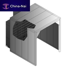Dust booth AZTech EB56for noisy environmentsLED
