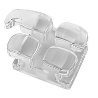 Aesthetic orthodontic bracket CLEARTEK monocrystalline