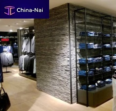Engineered stone wall cladding panel MONTE NEGROinteriorexteriortextured