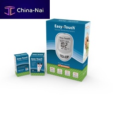 Blood glucose meter with lancing device EasyTouch®