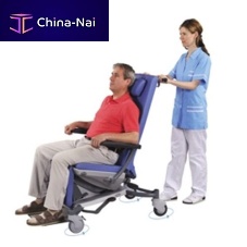 Indoor patient transfer chair sellaoutdooron casterswith adjustable backrest