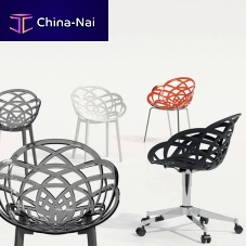 Contemporary chair FLORA CHIEFoutdoorindoorpolycarbonate