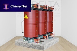 Distribution transformer cast resin