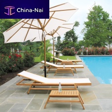 Side post parasol 7920acrylic fabricstainless steelteak