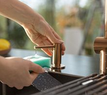 Home soap dispenser SD Atlas built-instainless steelmanual