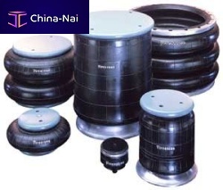 Pneumatic cylinder double-actingbellows