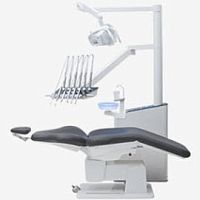 Dental unit with electric chair Heka S+ with adjustable headrestwith monitorwith hygiene system