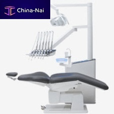 Dental unit with electric chair Heka S+ with adjustable headrestwith monitorwith hygiene system