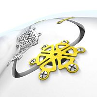 Non-absorbable cranial fixation system