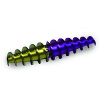 Interphalangeal foot joint arthrodesis screw ToeMATEheadlessmetallic