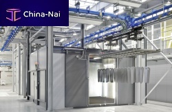 Rotating table shot blasting machine LINEXAhookfor metal