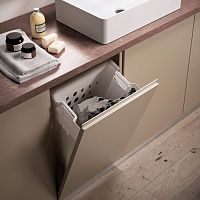 Plastic laundry basket 8500915steel