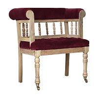 Traditional chair TWEEDindoorvelvetsolid wood