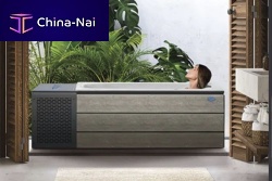 Above-ground hot tub The Patio Chillrectangular1-personacrylic