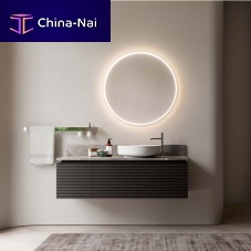 Wall-mounted bathroom mirror ECLISSI contemporaryroundvertical