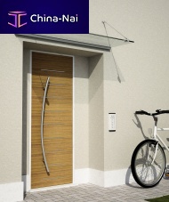 Entrance canopy PRESAaluminumstainless steelglass