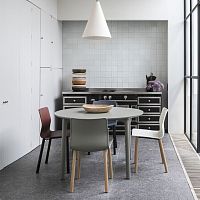 Contemporary chair VVDindoorwoodenplastic