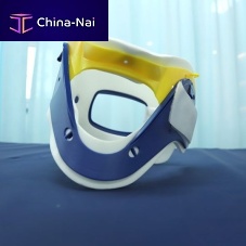 Semi-rigid cervical collar EB-2AC4with tracheostomy openingadult
