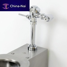 Self-closing toilet flush FV