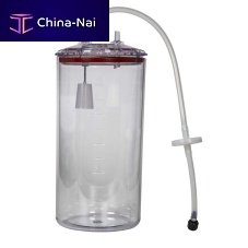 Body fluids suction jar glasspolycarbonateautoclavable