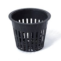 Plastic flower pot BLACKfree-standingroundhome