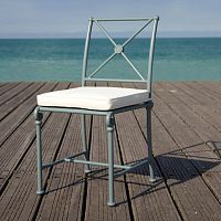 Traditional garden chair 1800outdoorfabricaluminum base