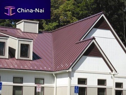 Metal roofing panel DUTCH SEAMstanding seamcolored