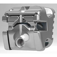 Metal orthodontic bracket SLXself-ligating