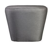Contemporary pouf POU-PYR1fabricsquarecustomizable